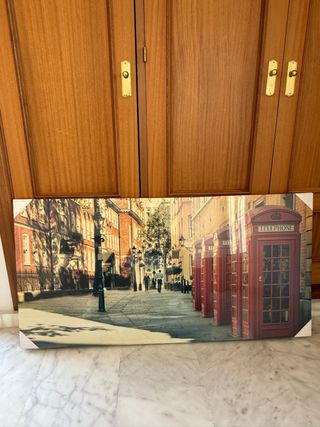 Cuadro Londres Cabinas Rojas