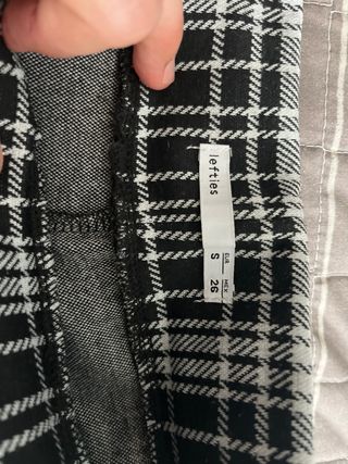 Pantalón cuadros Lefties Talla S