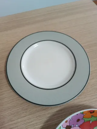 Set 3 piattini ceramica vintage