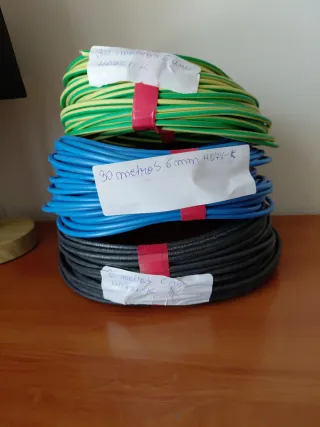 Cables Eléctricos 30m H07V-K  y H07Z1-K