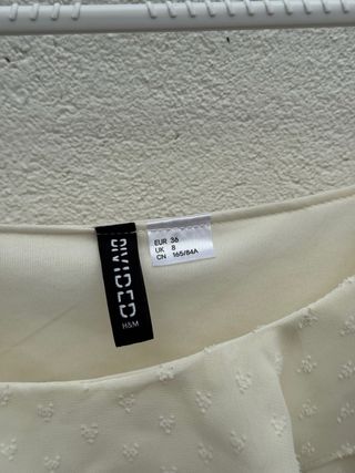 Blusa H&M plumeti volantes S/36