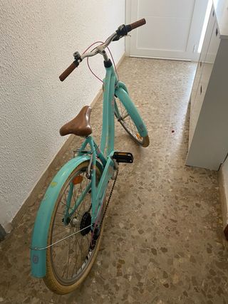Bicicleta infantil color menta