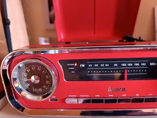 Tocadiscos Lauson Radio Vintage Diseño Coche