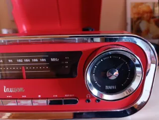 Tocadiscos Lauson Radio Vintage Diseño Coche