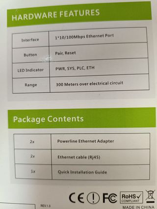 Kit PLC Powerline AV600 PIX-LINK | Internet por re