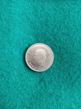 Moneda 1 Corona Suecia 2001