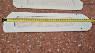 Tulipa cristal blanco lámpara + 4 aspas ventilador