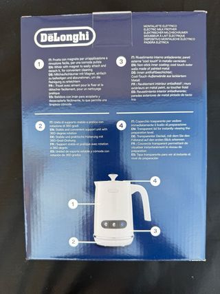Espumador de Leche Eléctrico De'Longhi Blanco