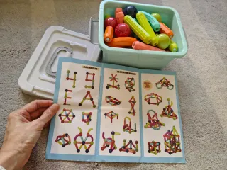 Lote 4 juegos magnéticos +3 años