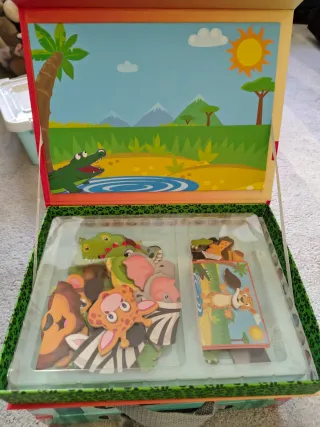 Lote 4 juegos magnéticos +3 años