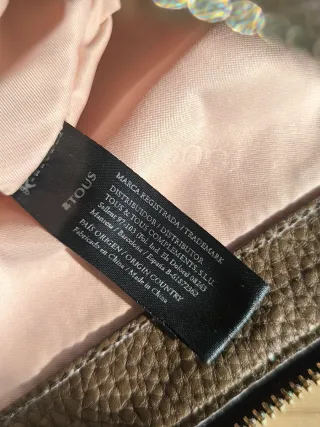 Bolso Saca Tous Elice New Vinilo Estampado