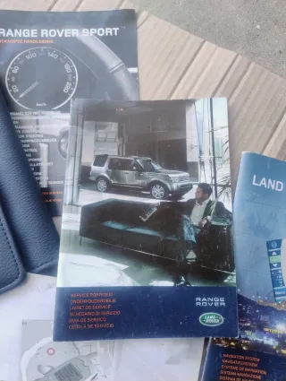 Carpeta y manuales Land Rover Range Rover Sport