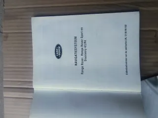 Carpeta y manuales Land Rover Range Rover Sport