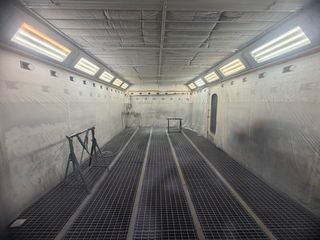 Cabina pintura saima de gran tamaño