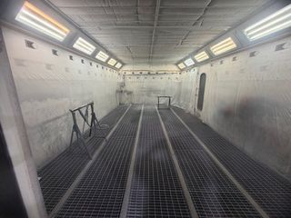 Cabina pintura saima de gran tamaño