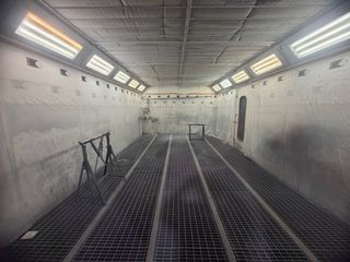 Cabina pintura saima de gran tamaño