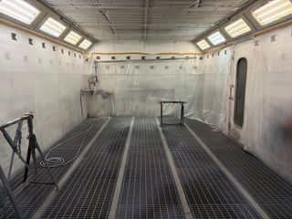 Cabina pintura saima de gran tamaño