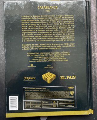 Casablanca - Libro Película Clásica DVD