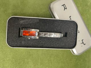 Orologio donna arancione e argento