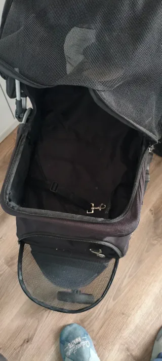 Carrito plegable para mascotas