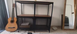 Estantería industrial madera y metal