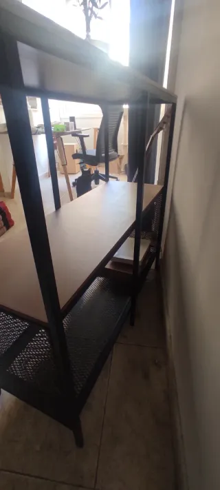 Estantería industrial madera y metal