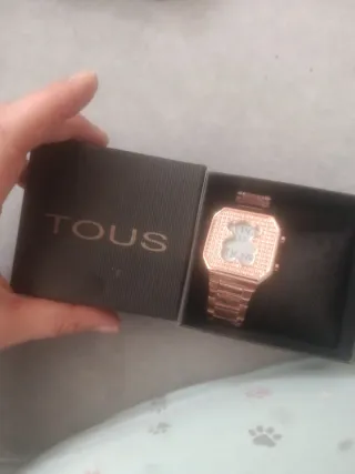 Reloj Tous Mujer Dorado y Rosa