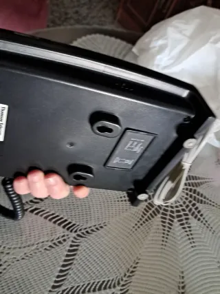 Teléfono Alcatel Negro con cable