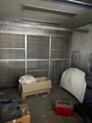 Cabina de pintura pequeña para motos