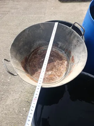 Barreño de zinc pequeño