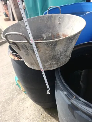 Barreño de zinc pequeño