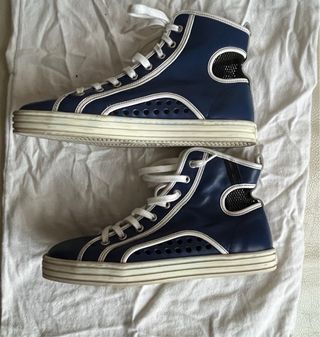 Hogan estive vera pelle blu