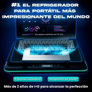 Base Refrigeradora KLIM TurboFrost RGB 17 Nueva