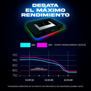 Base Refrigeradora KLIM TurboFrost RGB 17 Nueva