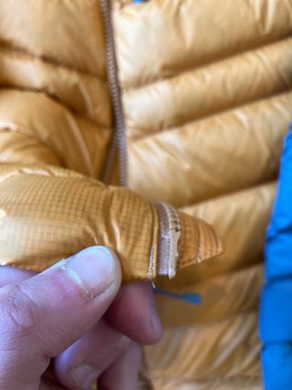 Chaqueta Simond Plumas Talla XL Azul Naranja