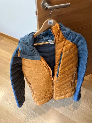 Chaqueta Simond Plumas Talla XL Azul Naranja