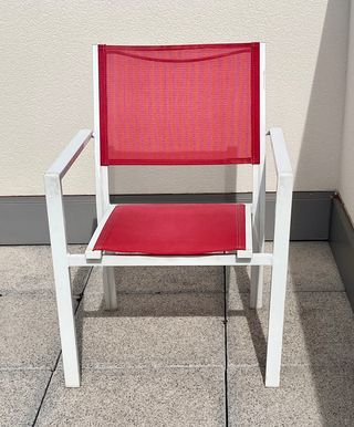 8 Sillas de Jardín con 8 almohadones impermeables