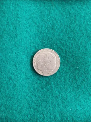 Moneda 1 Corona Suecia 1977 Carl XVI Gustaf