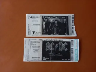 Colección Entradas Conciertos Rock Metal