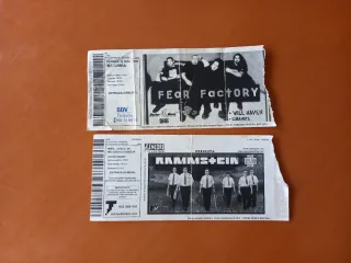 Colección Entradas Conciertos Rock Metal