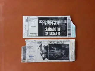 Colección Entradas Conciertos Rock Metal