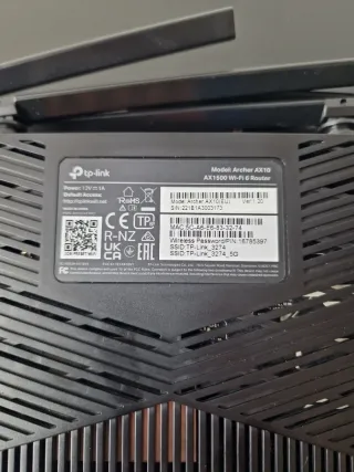 Router TP-Link Archer Ax10 WiFi 6 (802.11ax) band.