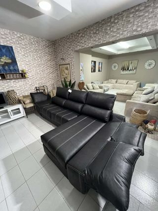 Sofá Chelong Polipiel Negro