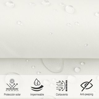 Toldo Vela Sombra Impermeable SUNNY GUARD 2x2m