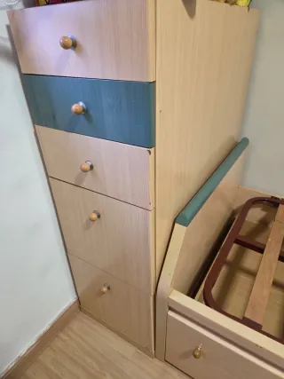 Cama nido +  2 cajoneras