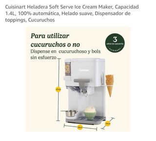 Máquina de Helados Automática - Cusinart