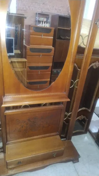 2 Sillones Negros y Blancos Tela Madera. Muebles