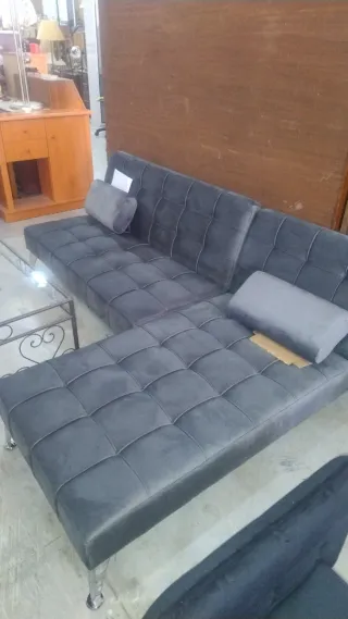 2 Sillones Negros y Blancos Tela Madera. Muebles