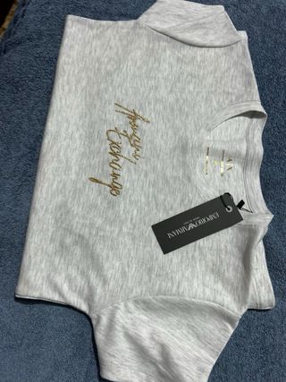 Camiseta Armani Exchange Gris Talla M