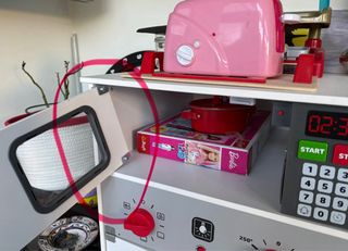 Cocina de juguete montada